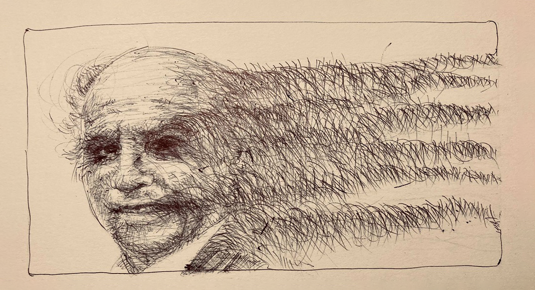 Ryszard Kapuściński ritratto da Fabio Mingarelli