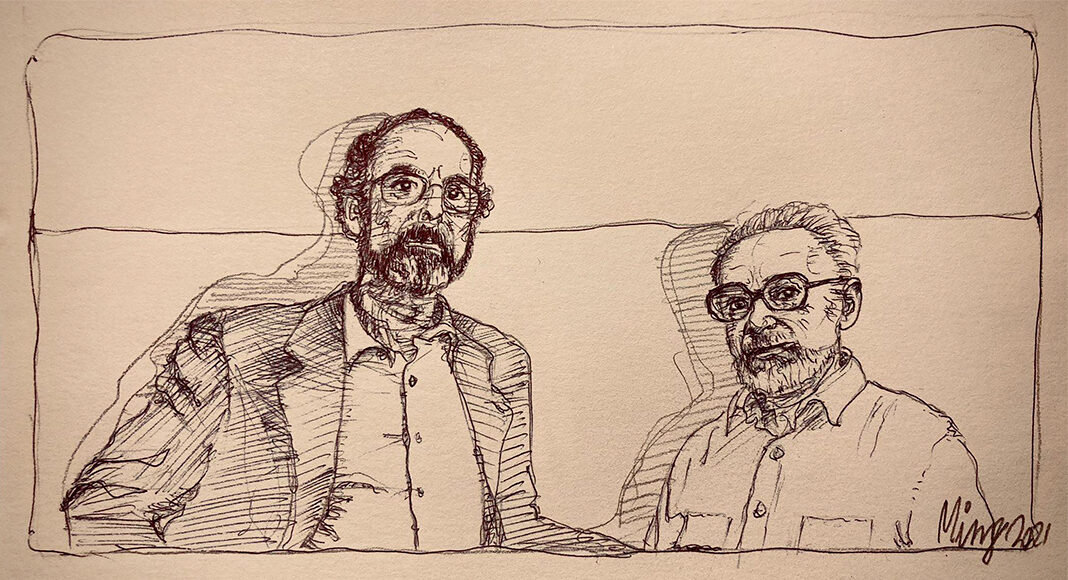 Philip Roth e Primo Levi visti da Fabio Mingarelli